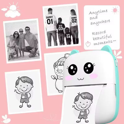 MINI IMPRESORA DIGITAL + 5 ROLLOS DE PAPEL